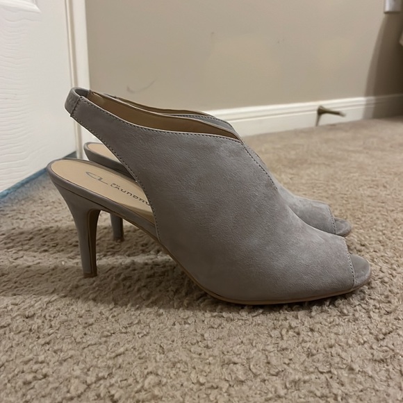 CL by Laundry Grey Mule Shoes - Picture 3 of 4